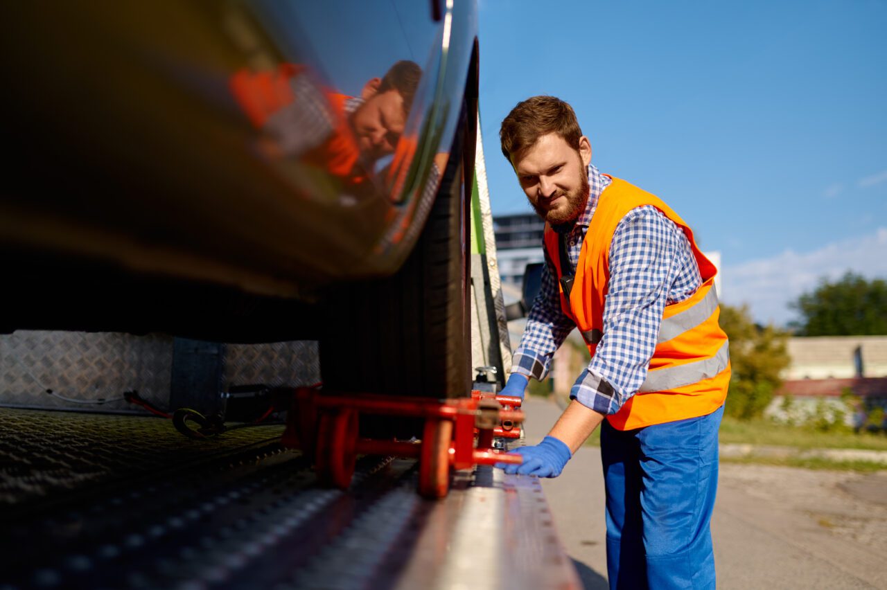 Flatbed towing service for cars and SUVs in Brampton